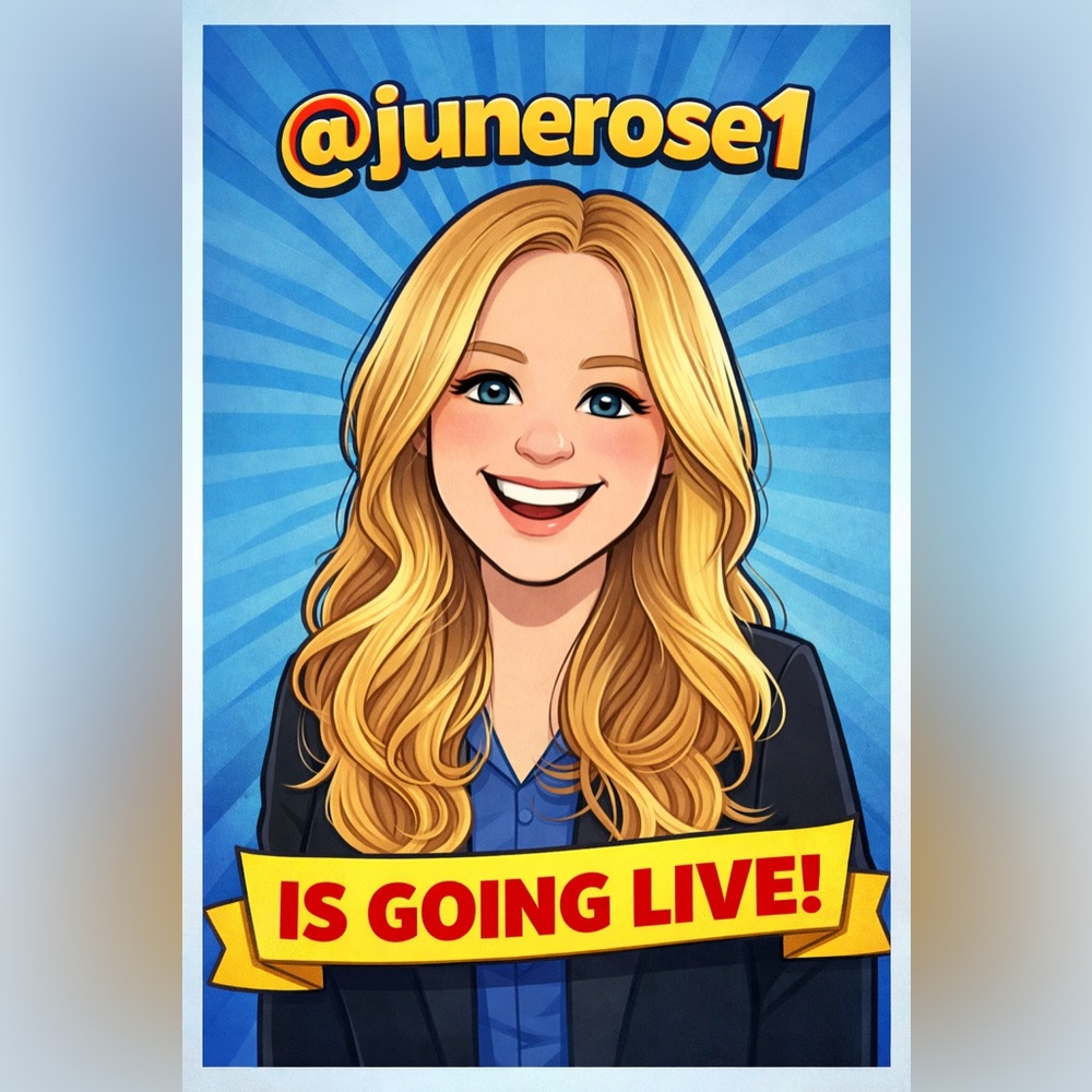 junerose1 is live! like this flyer to be notified when i go live! - Picture 2 of 3